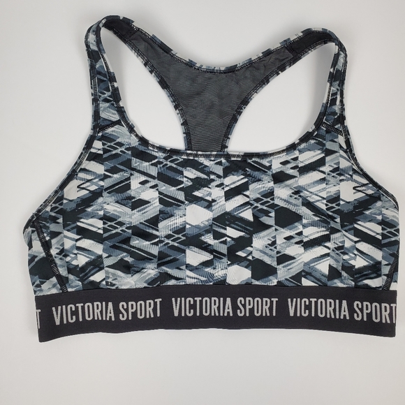 Victoria's Secret Other - Victoria's Secret Grey and Black Print Sports Bra
